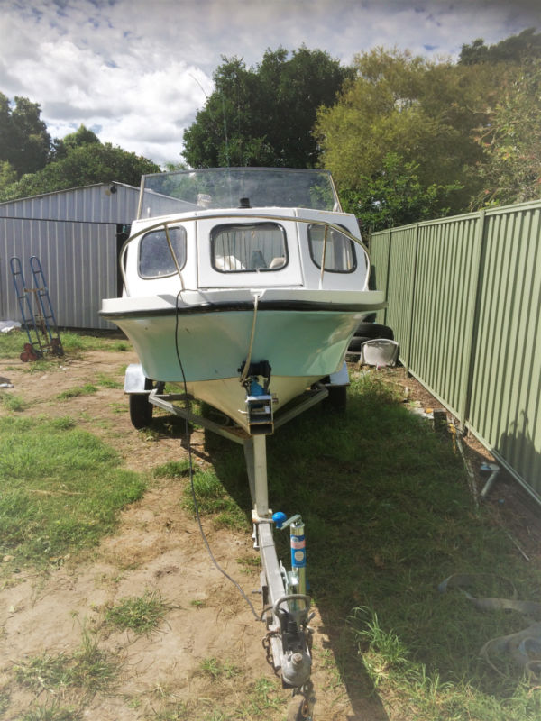 Ft Fibreglass Runabout On Trailer For Sale From Australia