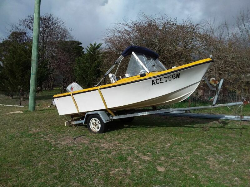 4 4 M Runabout 50 Hp Evinrude Engine For Sale From Australia