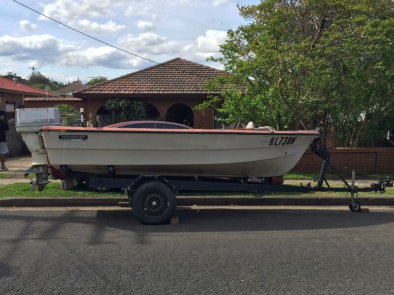 Boat Fibreglass Runabout With Trailer For Sale From Australia