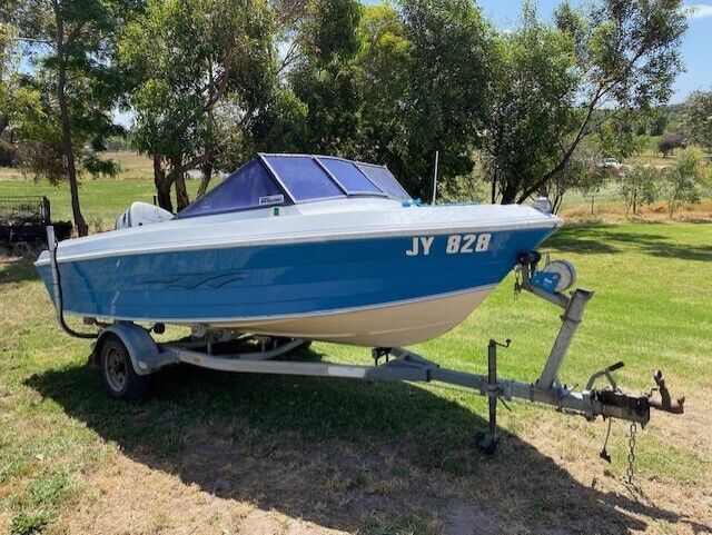 Stejcraft M Fibreglass Boat Hp Yamaha For Sale From Australia