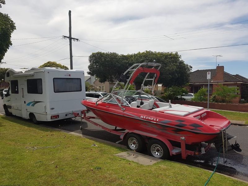 Reinell V8 97hours 20.5 Foot Ski / Wake Boat for sale in ...