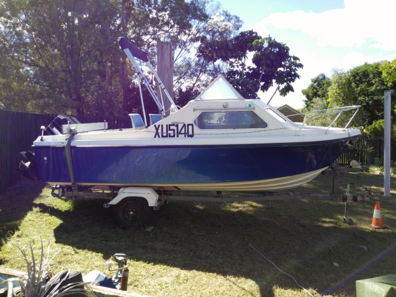 18ft Half Cabin Boat For Sale From Australia