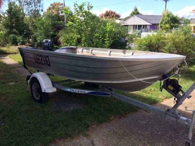 Stessl Blue Fin 3.6m Tinny With 15 Hp Outboard Motor for sale from ...