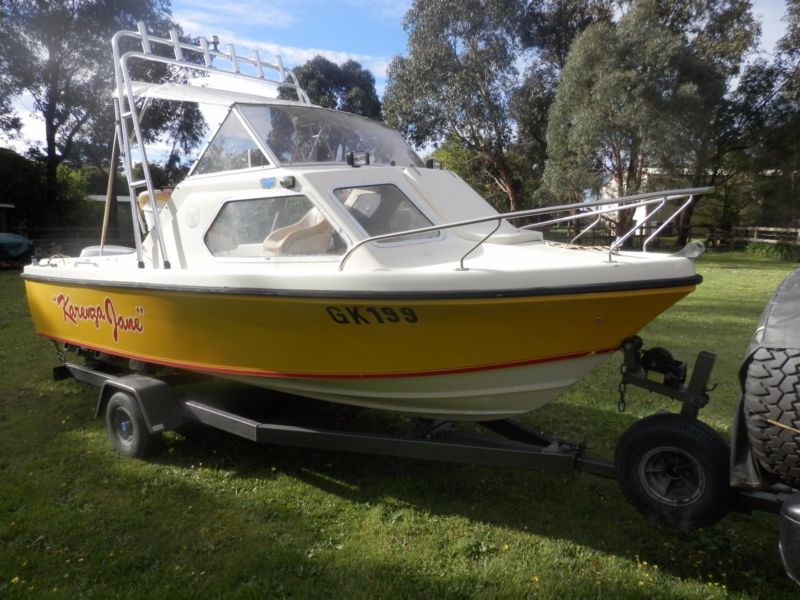 Boat Nova 5 Metre Half Cab 100hp Evinrude for sale from Australia