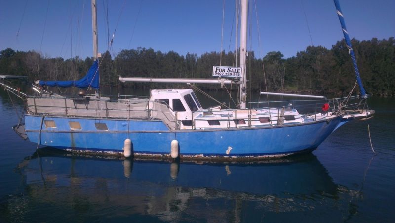 47 ft sailboat for sale