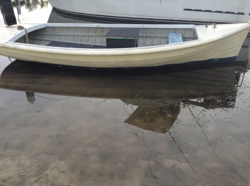 Putt Putt Boat Clinker Boat Old Wooden Boat Blaxland Boat 13 Foot for sale from Australia