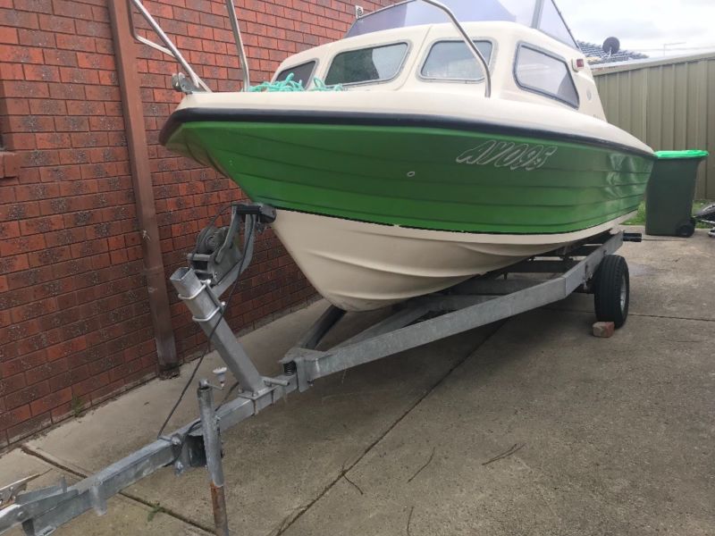 Half Cabin Fishing Boat for sale from Australia