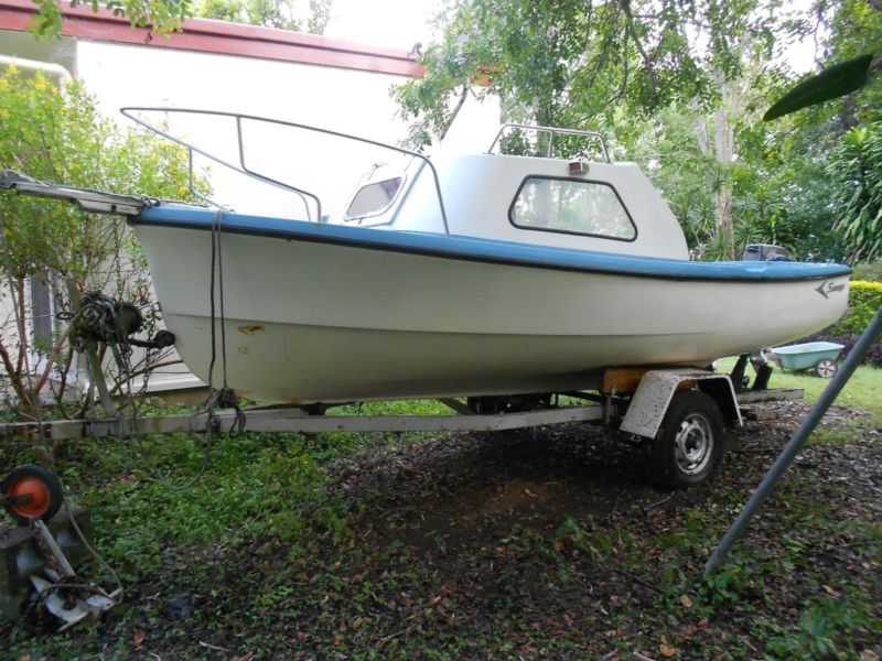 Savage Dolphin 5m Half Cabin Runabout With Tohatsu 9.8HP Outboard for ...