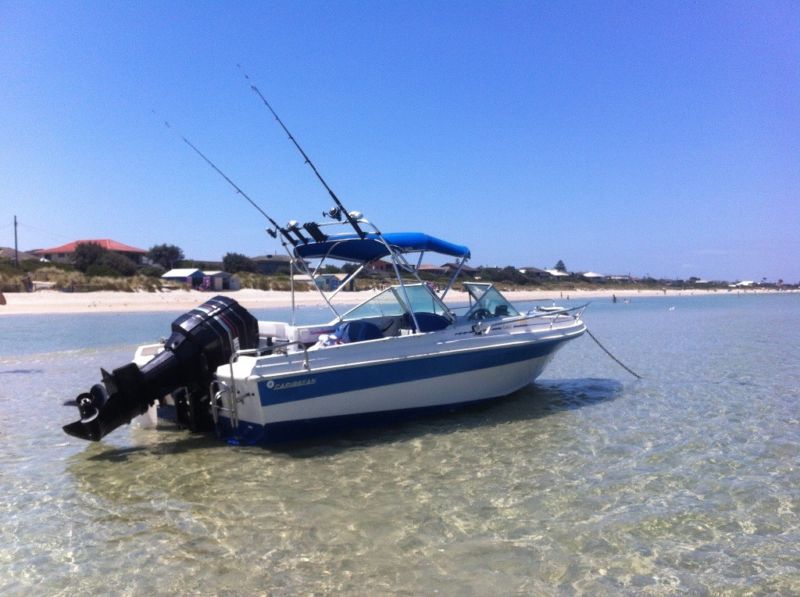 caribbean calais bowrider fishing ski boat 18.9ft for sale