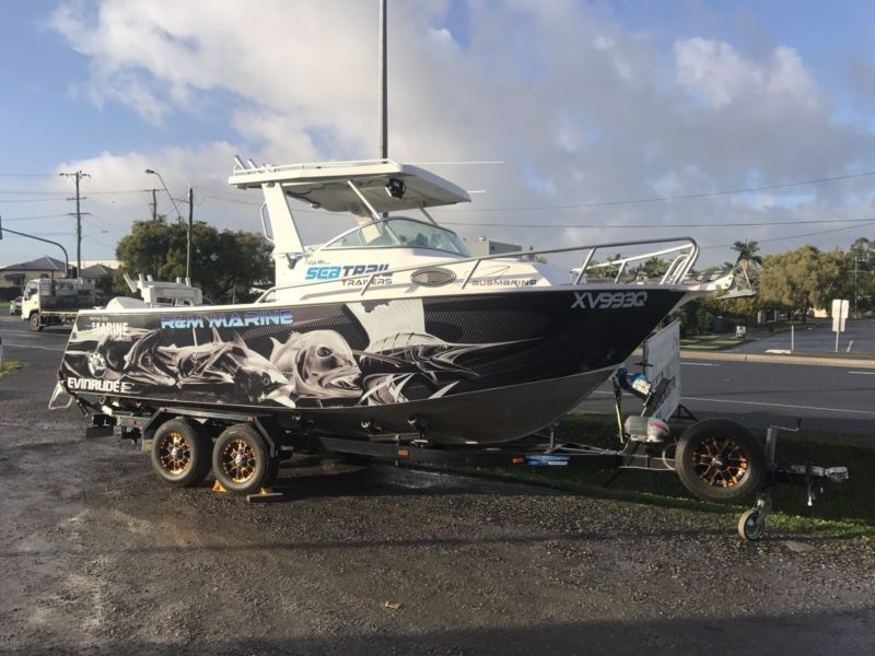 7m plate alloy fishing boat for sale in australia