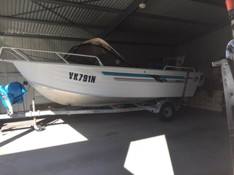 Quintrex Bay Hunter Runabout 1997 Model 4.75 Metres for ...