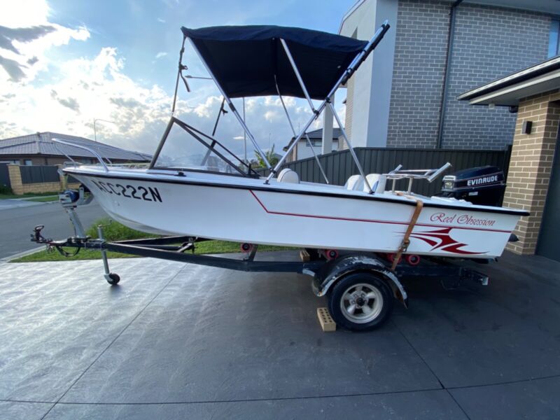 Runabout Boat Fiberglass Ft Hp For Sale From Australia