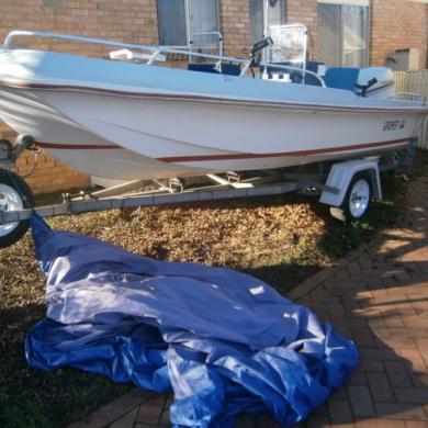 Boat Tiny Tinny Swiftcraft Fishing Side Console For Sale In