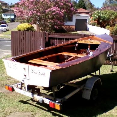 Timber Wooden Heron Sailing Dinghy for sale in Australia