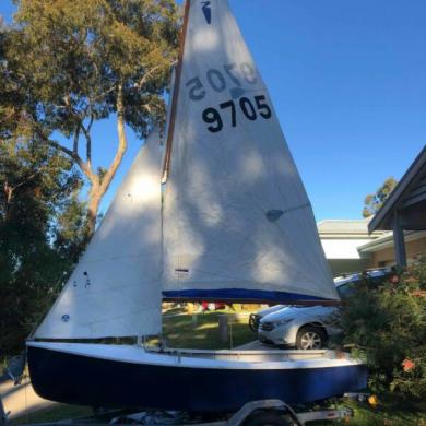 modifed heron sailing dinghy for sale in australia