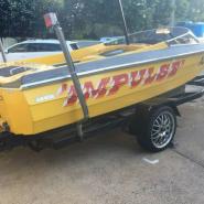 lewis ski boat, early model clinker for sale in australia